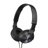 罗技头戴式立体声耳机(黑色)MDR-ZX310