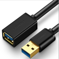 绿联(Ugreen) US129 USB3.0延长线 黑色 3米