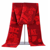 开门红围巾红色围巾节庆围巾