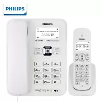 飞利浦(PHILIPS)DCTG182子母机 无绳电话机 一拖一 白色