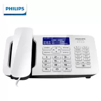 飞利浦(PHILIPS)CORD495录音电话机 白色