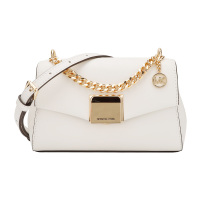 MICHAEL KORS迈克·科尔斯 奢侈品 女士白色皮质手提单肩斜挎包35T0GXPC1O OPTIC WHITE