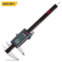 得力(deli) DL313150 IP67数显卡尺150mm(新Ⅵ)(红)(把)(1把)