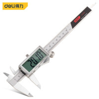 得力(deli) DL312150 全屏数显卡尺150mm(新Ⅵ)(红)(把)(1把)