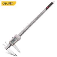 得力(deli) DL311300 锌合金专业数显卡尺300mm(新Ⅵ)(红)(把)(1把)