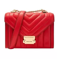 Michael Kors 迈克·科尔斯 女士时尚单肩斜挎包袋30F8GXIL1T专柜款 红色30F8GXIL1T RED