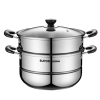 苏泊尔 不锈钢双层复底26cm蒸锅蒸笼EZ26BS05
