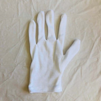 企购优品 白升旗手套 白色礼仪手套L码