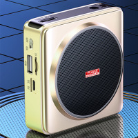 万利达/MALATA 小蜜蜂扩音器 T60土豪金支持插卡 U盘内置FM收音机降噪大功率大音量教学活动导游专用上课宝
