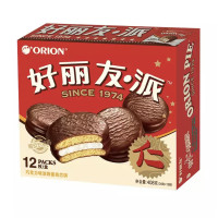 Zs-好丽友 巧克力派12枚408 g/盒 8盒/箱 整箱装