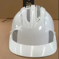 反光条安全帽建 筑工地施工头盔透气劳保