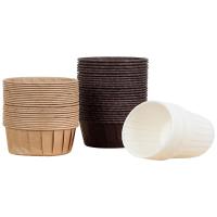 蛋糕纸杯大小号金色卷边马芬杯模具耐高温烤烘焙杯子蛋糕礼帽纸托