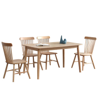 森源龍 (SYL)餐桌1300*800*760mm 实木材质 环保油漆