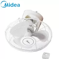 美的 FD40-11A 楼顶扇吊扇 360度摇头调速工业强风扇(一个装)