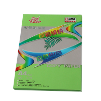 旗舰(FLAGSHIP) 彩色复印纸 A4/80克100张/包 翠绿色