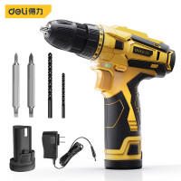 得力(deli) DL600013 充电式起子电钻(新VI)(黄色)(台)(1台)