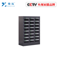 臻远零件柜抽屉式工具柜 24抽透明无门中号