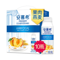 FX 伊利利乐冠安慕希常温酸奶黄桃燕麦味1*10*200g/箱 BP