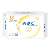 ABC 日用 纤巧棉柔 表层 卫生巾240mm*18片