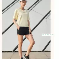 短袖女2021夏季新款迪士尼联名训练瑜伽服紧身速干运动t恤女ATSR204-3（单位：件）（BY）