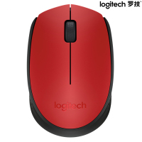 罗技 M170 无线鼠标(USB接收器) 红色
