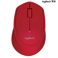 罗技 M280 无线办公鼠标(USB接收器)红色