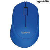 罗技 M280 无线办公鼠标(USB接收器)蓝色