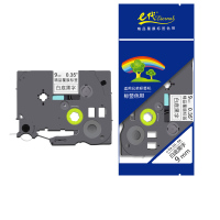 e代经典 标签带9mm标签纸 色带 e-TZe-621适用兄弟标签机色带 9mm黄底黑字 TZe-621