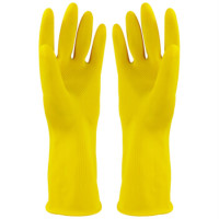 乳胶手套加厚 牛筋工业劳保手套 橡胶手套清洁洗碗手套