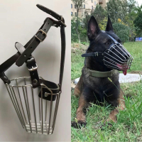 守护犬具 方嘴不锈钢约束口笼