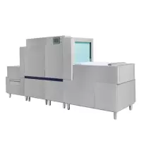 长龙式洗碗机商用全自动学校食堂酒店大型洗碗机消毒烘干