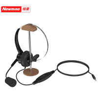 纽曼(Newman) NM-HW600 通用型电话务耳机3.5mm单耳耳麦/可调音量/麦克静音 可连接录音系统