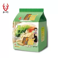 弘侨蛹虫草面 非油炸速食面 条劲道纯手工袋装 80克*4块/包*2