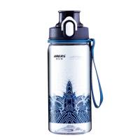哈尔斯(HAERS) 塑料杯 HTR-500-2-G海水江崖休闲杯 健康Tritan材质500ml 10个装