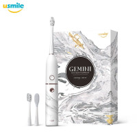 usmile 双子声波电动牙刷-U2S 单个装 白色大理石