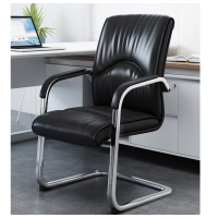匹客 办公椅 500×580×1030 商务办公椅 优质环保皮,电镀钢架