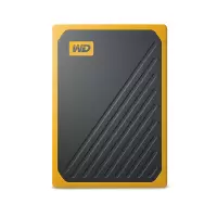 西部数据 2TB USB3.0 固态移动硬盘 (PSSD) My Passport Go琥珀色 兼容Mac