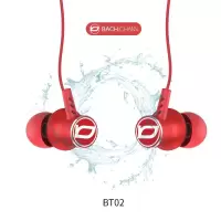 巴赫约翰 BT02 无线运动蓝牙耳机入耳式5.0跑步防水磁吸挂脖式 单个装 黑色