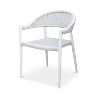 吉特环美 洽谈椅休闲阳台藤椅 白色