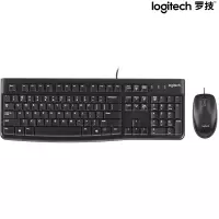 罗技 MK120 有线键盘鼠标套装(USB接收器)