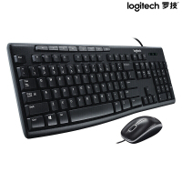 罗技 MK200 有线键盘鼠标套装(USB接收器)