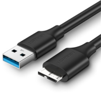 绿联(Ugreen) US130 Micro USB 3.0数据线 黑色1米