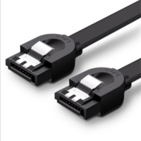 绿联(Ugreen) US217 SATA3.0数据线 直对直 黑色0.5