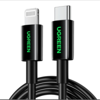 绿联Type-C转Lightning数据线US360黑色1m