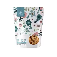WT秦川印象黄花菜袋装山珍炒货干货健康食材绿色农产品250g/袋