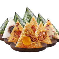 花蜜家端午粽子--蛋黄鲜肉粽140g*4只