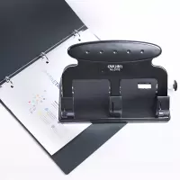 得力0116三孔打孔机(黑)(台)