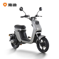 雅迪(yadea)欧睿锂电新国标电动自行车48V升级版都市代步电动车 白色48V24Ah