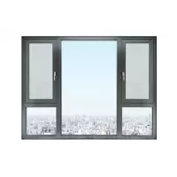 未易 隔音窗 窗阳光房隔音窗平开窗兴发断桥铝落地窗钢化玻璃