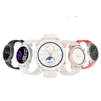 Amazfit GTR 42mm 智能手表 12天续航 GPS 50米防水 NFC 奥地利方晶皓石表盘 意大利进口牛皮表